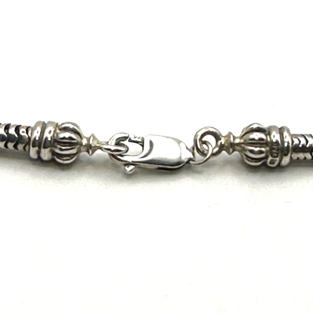 Lagos Caviar Sterling & 18 Kt Gold Necklace - Picture 6 of 9